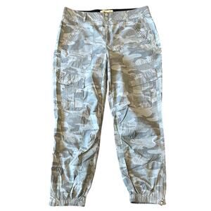 NWOT Democracy AB Technology Camo Cargo Ankle Zip Pant Size 14